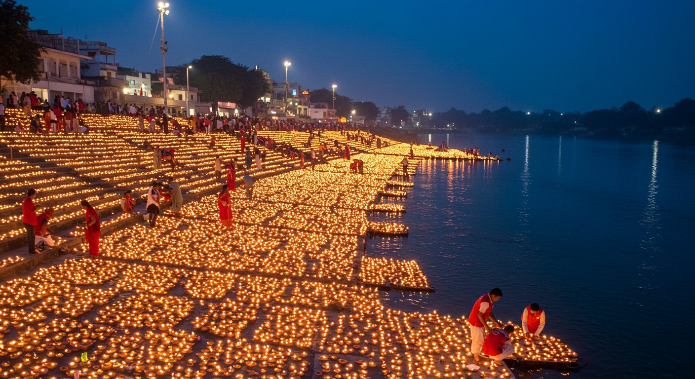 अयोध्या दिवाली 2025: सरयू तट पर 26.11 लाख दीपों से बनेगा नया विश्व रिकॉर्ड, 33 हजार स्वयंसेवकों का योगदान