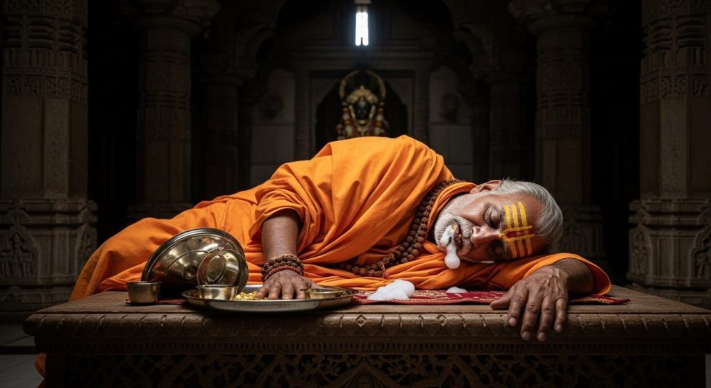 Ayodhya: Suspicious Death of Rawat Temple Mahant; Mystery Deepens as ₹7 Crore Found in Account; Foam Came Out of Mouth After Eating