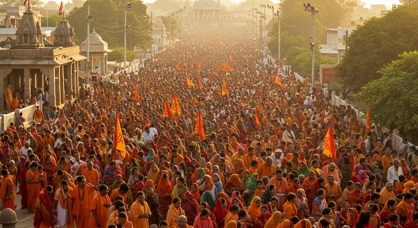 अयोध्या में 14 कोसी परिक्रमा शुरू: मुहूर्त से पहले ही उमड़े लाखों भक्त, गुरुवार को और बढ़ेगी भीड़!