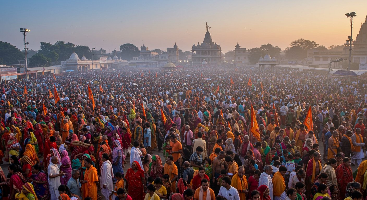 अयोध्या में शुरू हुई 14 कोसी परिक्रमा: मुहूर्त से पहले उमड़े श्रद्धालु, लाखों भक्तों की भीड़ का अनुमान