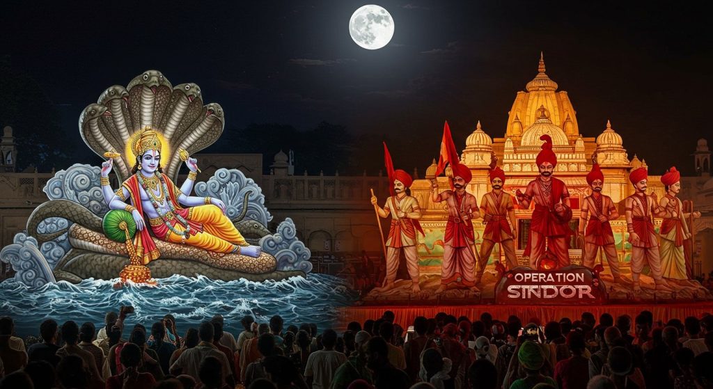 A Spectacular Confluence of Valor and Devotion in Ayodhya on Sharad Purnima: Ksheer Sagar and Operation Sindoor Tableaux Moved Spectators.