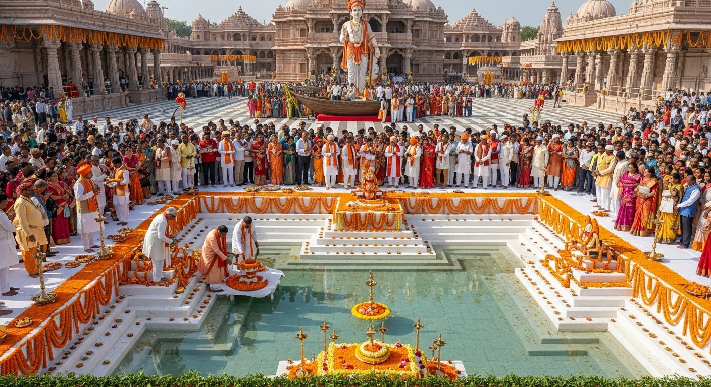 अयोध्या: 8 अक्तूबर को बनेगा इतिहास, बृहस्पति कुंड और निषादराज चौराहे का होगा लोकार्पण