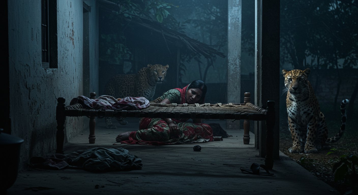 बहराइच में तेंदुए का आतंक: बरामदे में सो रही महिला का सिर नोचा, गांव में दहशत