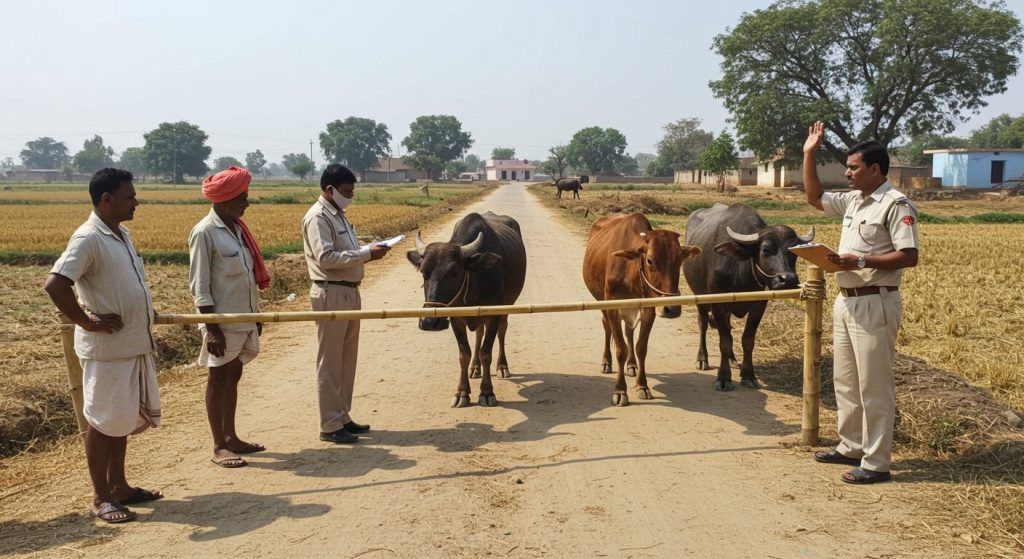 Lumpy Virus Threat Rises in Balrampur: Entry of External Cattle Banned, Animal Husbandry Department on Alert!