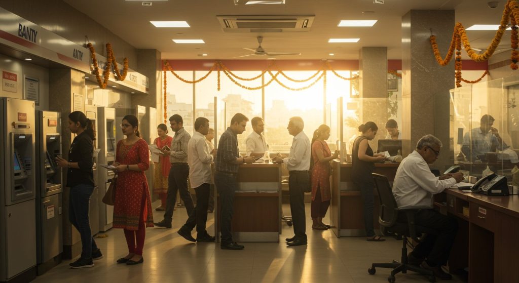 Banks to remain closed for six days during festivals: Complete all essential work by October 18 to avoid missing any important tasks.