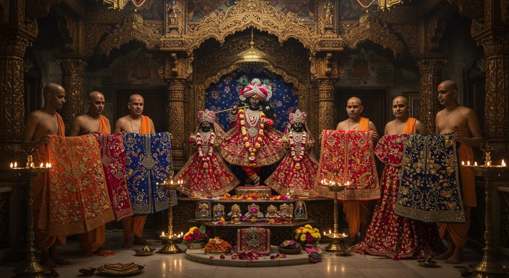 Major Controversy at Banke Bihari Temple: Disciples Stood With New Attire, But Thakur Ji Was Adorned With Old Ones.
