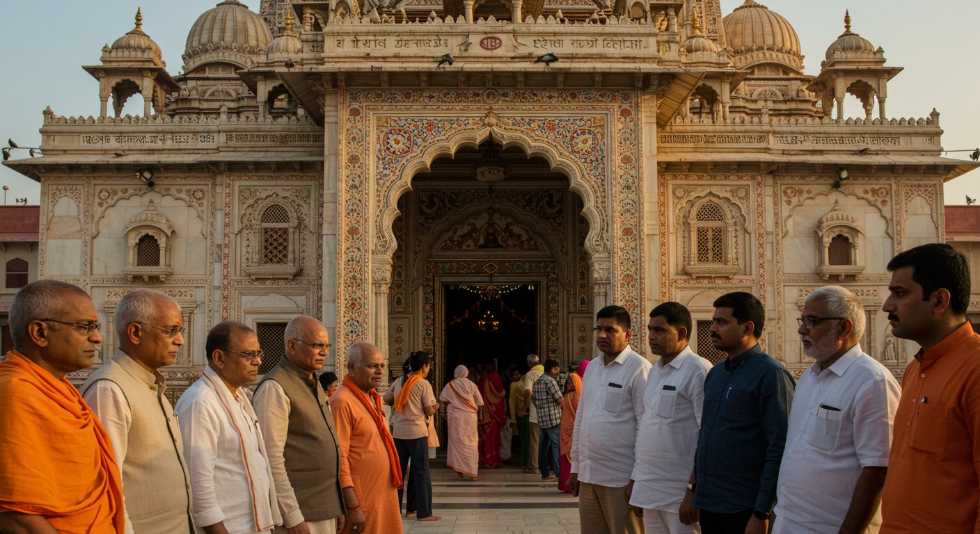 बांकेबिहारी मंदिर: दर्शन के समय को लेकर गहराया विवाद, गोस्वामी समाज और कमेटी में आर-पार की जंग!