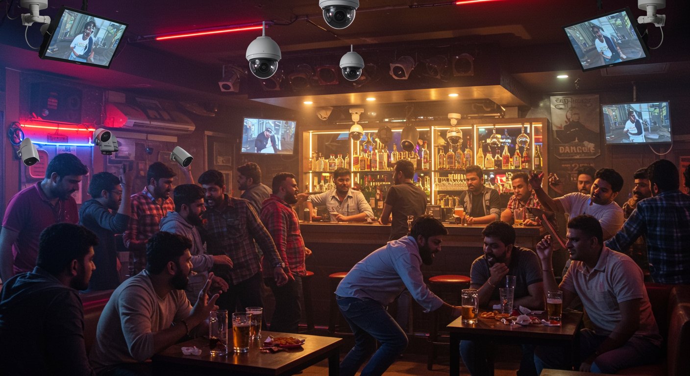 बार में ‘रियलिटी शो’: शराबियों की हरकतें कैमरे में कैद, वीडियो वायरल होने से मचा हंगामा!
