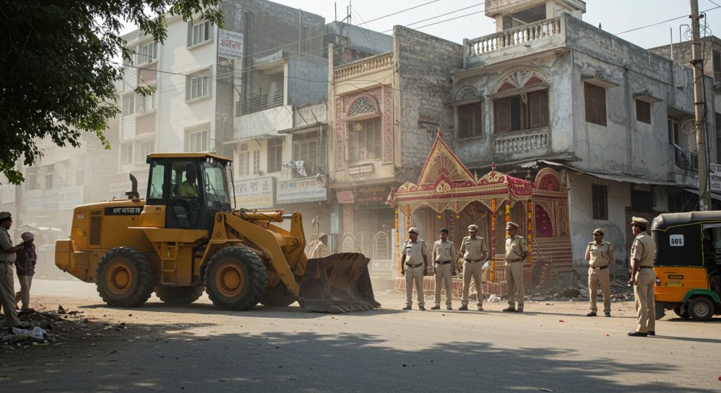 Bareilly Turmoil: Administration keeps sharp eye on Maulana Tauqeer's close associates' hotels, banquet halls, and houses; bulldozers ready to roll.