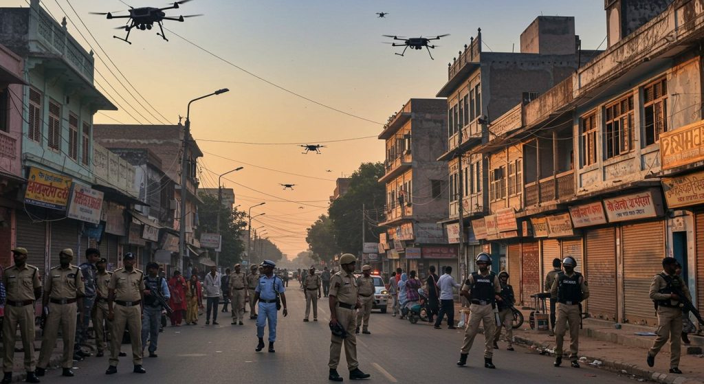 Bareilly Unrest: Strict drone surveillance, 8500 personnel deployed ahead of Friday prayers; Why the high tension?