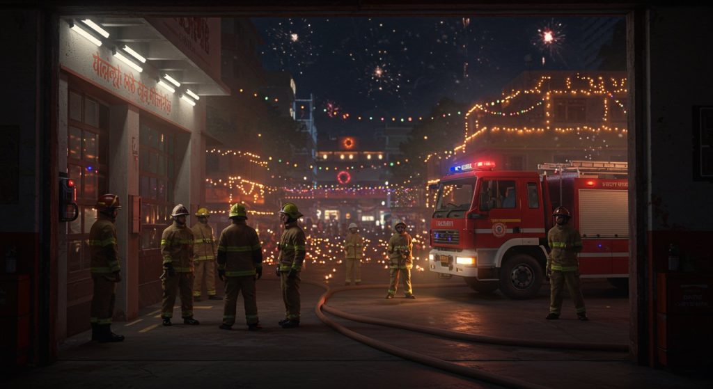 Bareilly Fire Department on High Alert for Diwali, All Staff Leave Cancelled; Public Urged to Exercise Special Caution