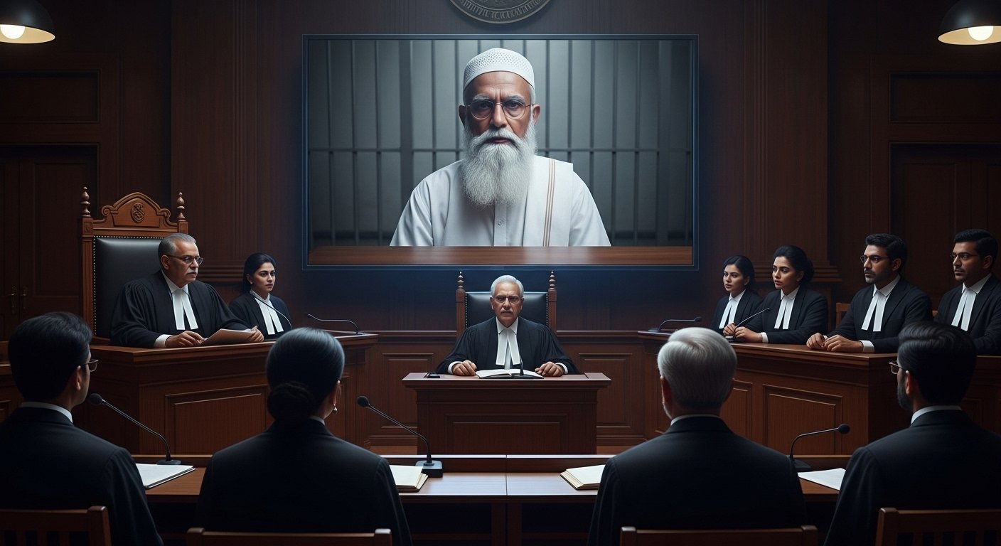 बरेली बवाल: मौलाना तौकीर वीडियो कॉन्फ्रेंसिंग से पेश, कोर्ट ने 14 दिन की न्यायिक हिरासत बढ़ाई