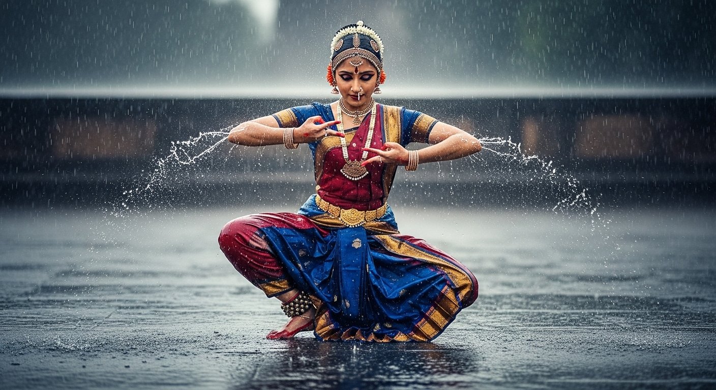 तेज बारिश में एक लड़की ने किया ऐसा अद्भुत भरतनाट्यम, वीडियो देख लोग बोले – ‘ये है भारत की असली बेटी!’