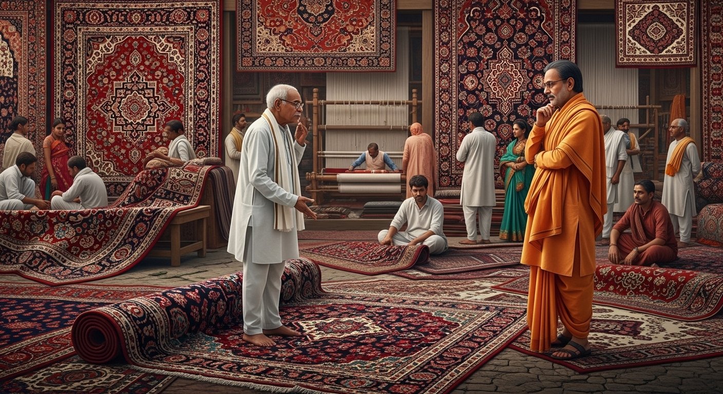 भदोही कालीन मेले में विधायक जाहिद बेग की बड़ी मांग: सीएम योगी करें कालीन उद्योग के लिए ‘बेल आउट पैकेज’ का एलान