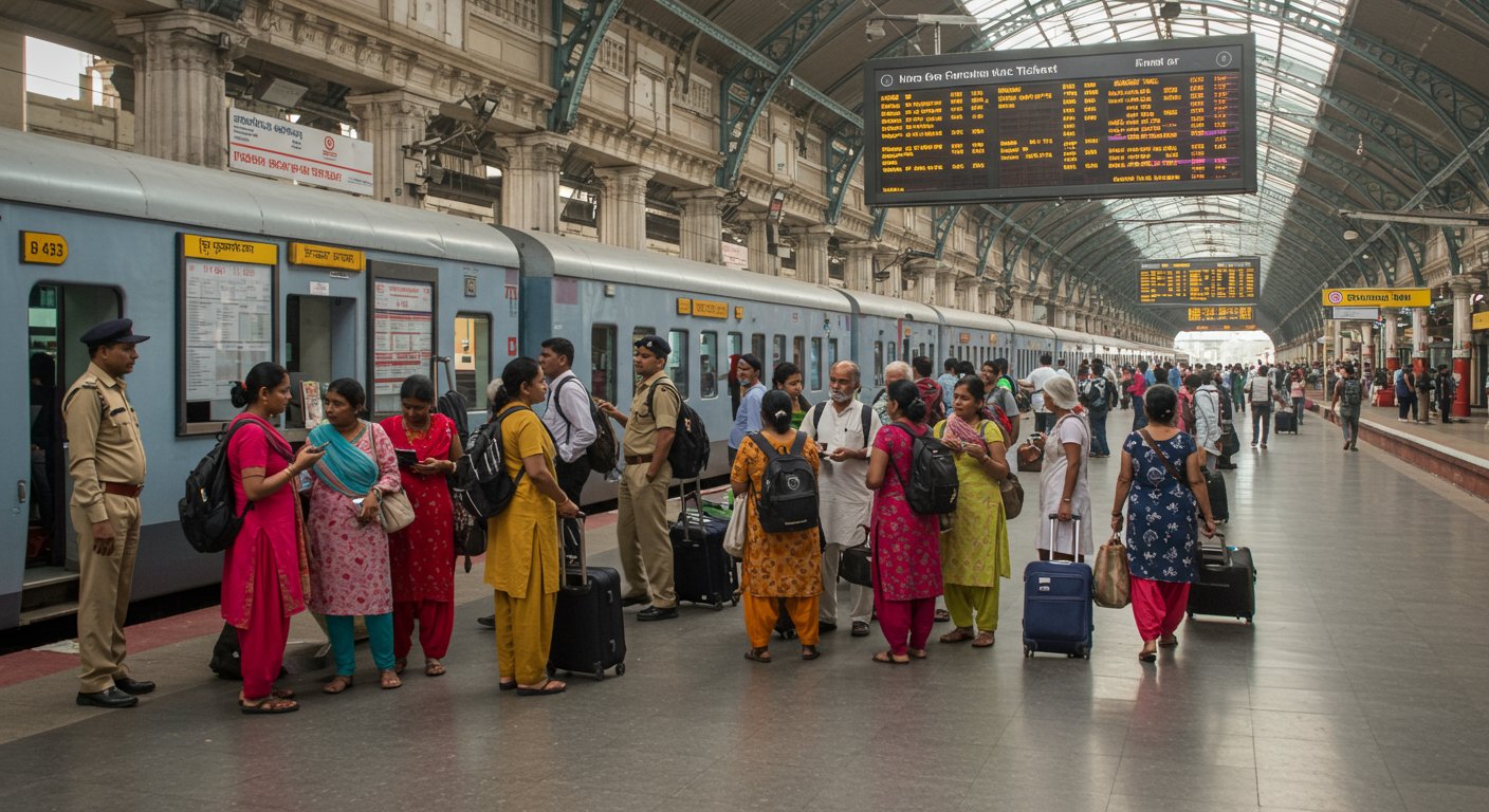 दिल्ली समेत 5 प्रमुख रेलवे स्टेशनों पर 28 तक प्लेटफॉर्म टिकट बंद: यात्रियों के लिए महत्वपूर्ण जानकारी