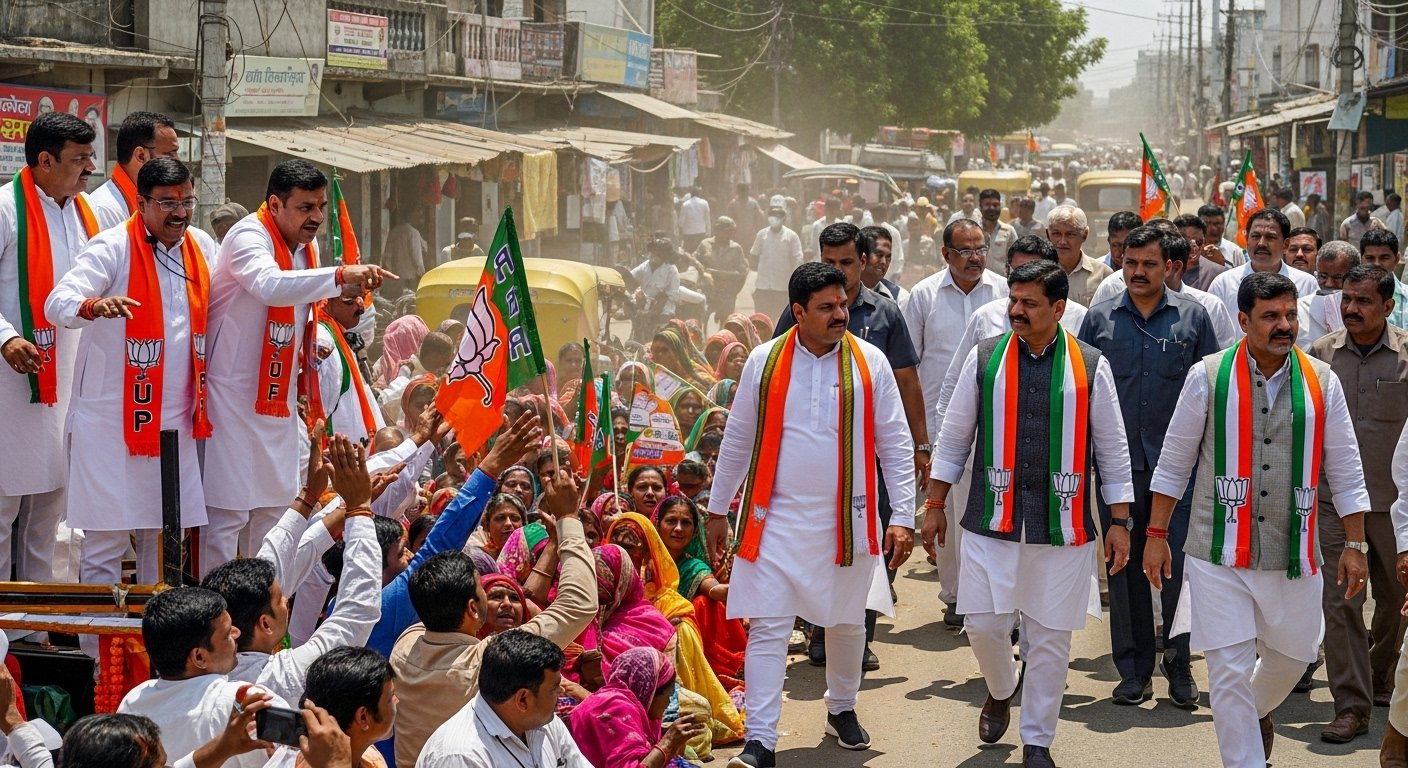 बिहार चुनाव: चुनावी रण में उतरे भाजपा-कांग्रेस के दिग्गज, माहौल बनाने की होड़