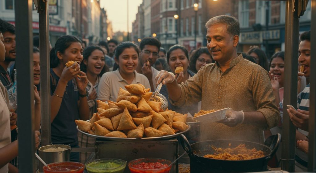 Bihari Samosa Takes London by Storm: Authentic Flavor and Owner's Traditional Style Become People's Top Choice!