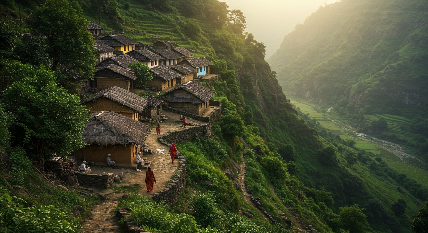 बिहार के 1500 फीट ऊंचे पहाड़ पर बसा अनोखा गांव: 14 परिवारों की जिंदगी की दास्तान