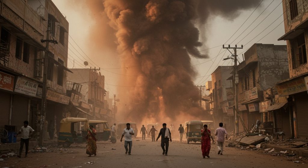 Massive Blast in Kanpur: Roar Heard For 1.5 Kilometers, Plume of Smoke and Cries and Screams