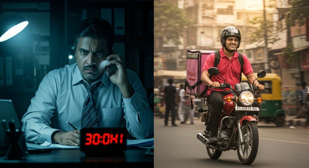 Fed up with boss's 3 AM calls, quit a high-paying job, now a delivery boy!