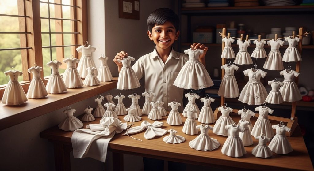 99 Clothes From One Bedsheet: This Boy's Amazing Feat Went Viral Online, You'll Be Stunned After Watching The Video!