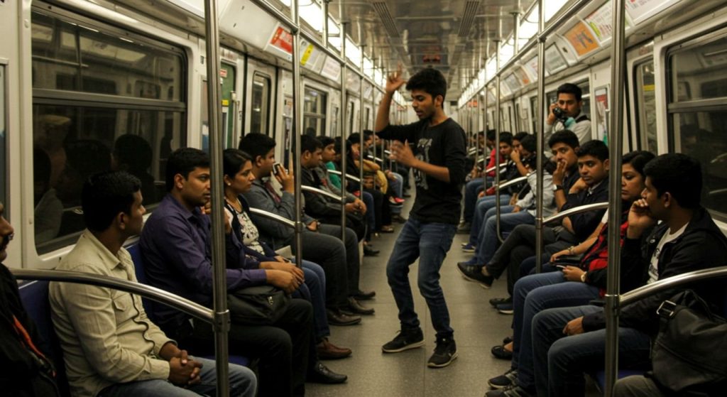 Boy's Obscene Dance in Delhi Metro, Video Goes Viral on Social Media!