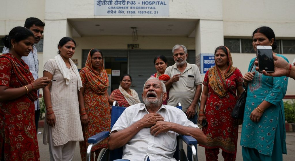 Hospital refused admission to patient struggling with breathing difficulties; uproar after video went viral.