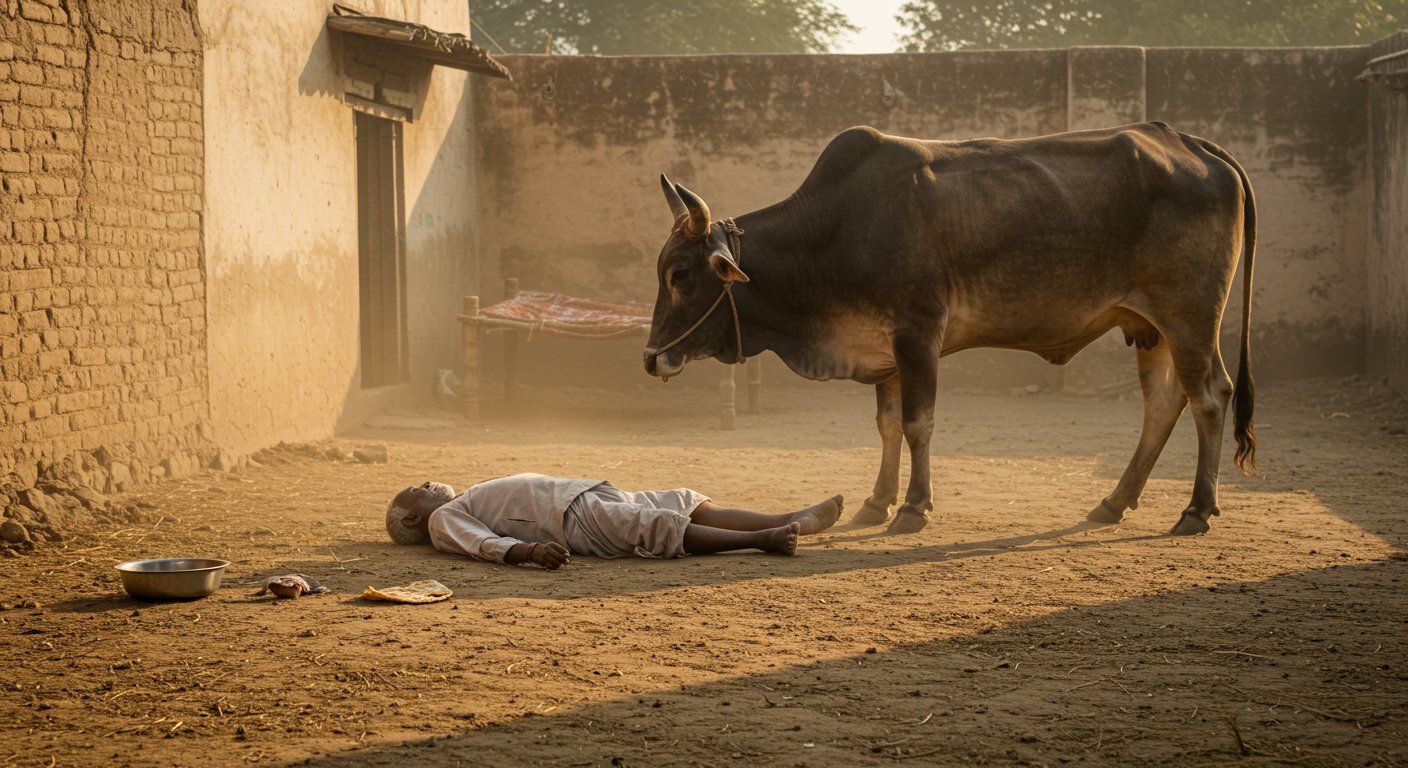 यूपी: जिस सांड को खिलाई थी रोटी, उसी ने बुजुर्ग को पटककर मार डाला; दिल दहलाने वाला वीडियो वायरल