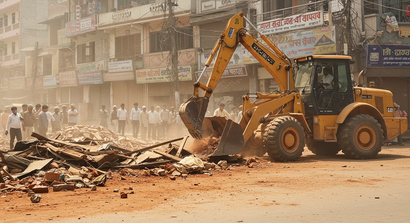 बरेली में बुलडोजर की दहाड़: 400 दुकानों के बाहर अतिक्रमण पर कार्रवाई, अब इन इलाकों की बारी!