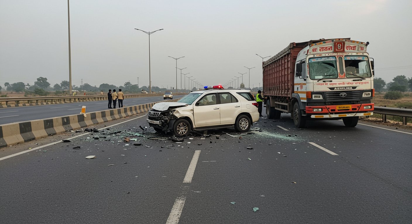 यूपी: कैबिनेट मंत्री बेबी रानी मौर्य की कार का भीषण हादसा, ट्रक ड्राइवर और एक्सप्रेस-वे के अफसरों पर FIR दर्ज