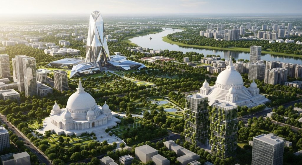 Andhra's New Capital, A Confluence of Tradition, Modernity, and Greenery: Amravati to Feature Buildings Themed on Kohinoor and Buddhist Stupas