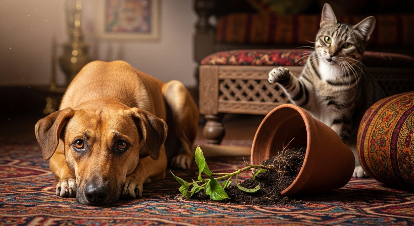 हैरानी! बिल्ली ने किया ‘कांड’, फंसा बेचारा कुत्ता, ऐसे खुली बिल्ली की पोल और बेगुनाह साबित हुआ कुत्ता!