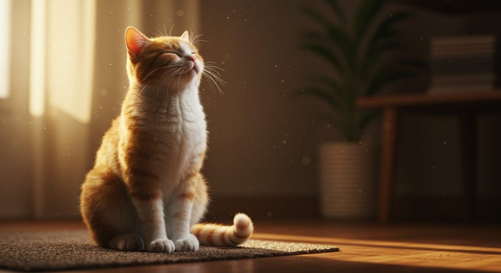 Cat Lost in Meditation Upon Hearing Chhath Songs; Video Will Make You Say, 'How Truly Religious It Is!'