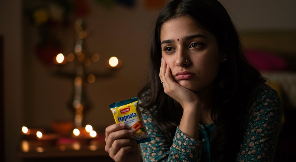Inflation's blow on Diwali: Girl asks, 'Will I celebrate the festival just by eating Hajmola?', video goes viral.