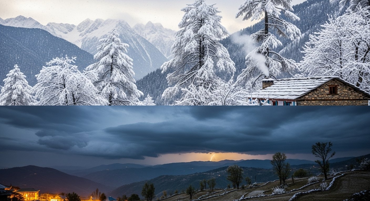 हिमाचल: ऊंचे क्षेत्रों में बर्फबारी के आसार, निचले इलाकों में आंधी-तूफान की चेतावनी; शिमला से ठंडी हुई ऊना-धर्मशाला की रातें