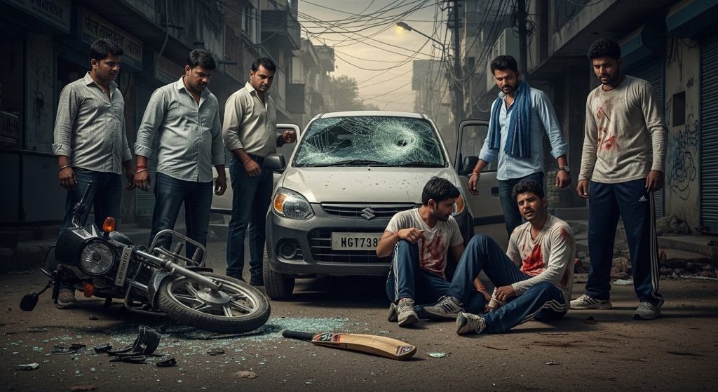 Aligarh: Hooliganism - Cricketers Beaten, Vehicles Vandalized, Horrific Video Goes Viral