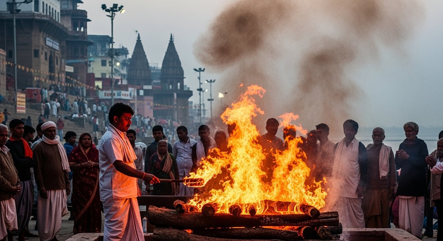 संगीत जगत ने खोया अनमोल रत्न: पं. छन्नूलाल मिश्र को पोते ने दी अंतिम विदाई, पंचतत्व में विलीन हुए ‘काशी की आवाज’