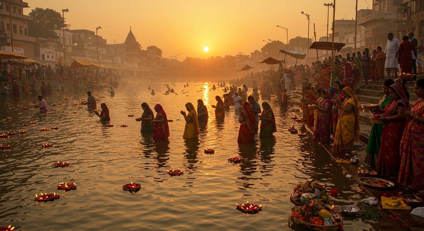छठ पूजा 2025: बरेली मंडल में आस्था का सैलाब, डूबते सूर्य को दिया अर्घ्य, देखें मनमोहक तस्वीरें