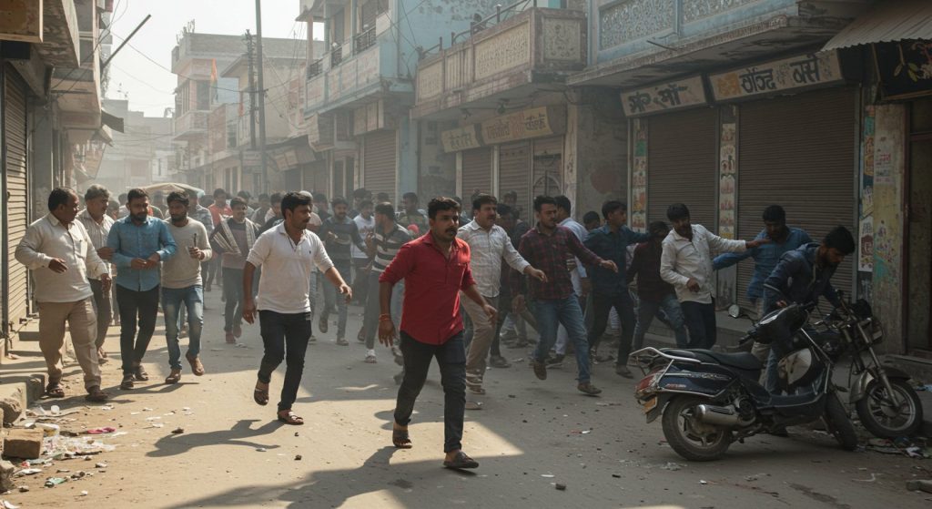 UP: Two Communities Clash in Kasganj; Indiscriminate Firing Spreads Panic, Five Injured; Watch Video