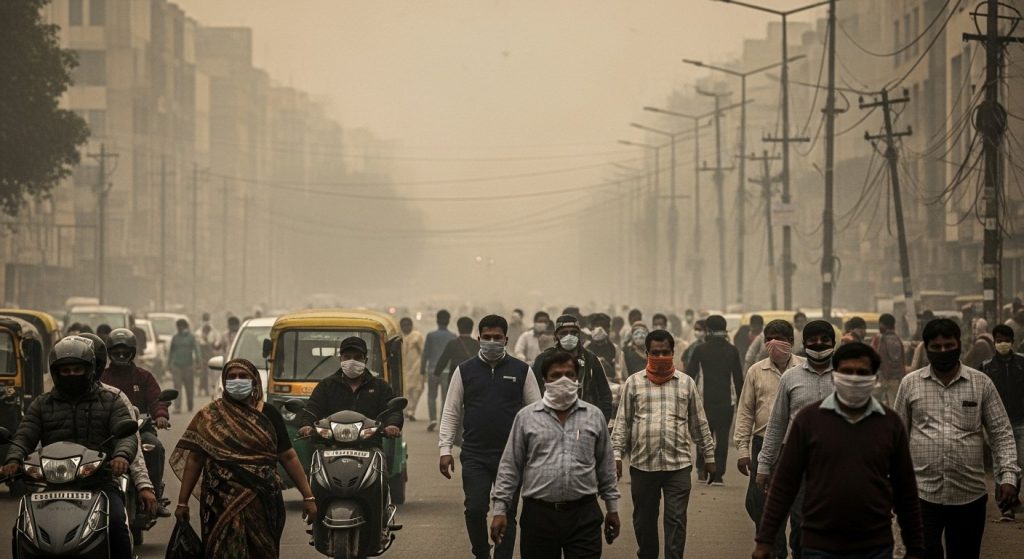 Capital's Air Turns Toxic Post-Diwali: Experts Advise, 'Only Step Out Wearing A Mask'