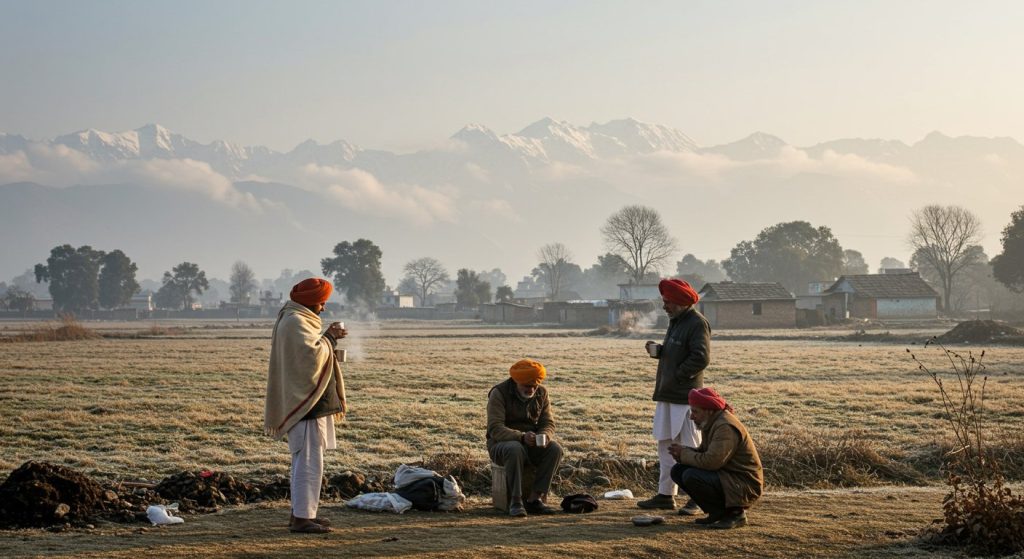 Uttarakhand's icy winds intensify North India's chill; clouds over mountains, dry weather alert for 13 districts.