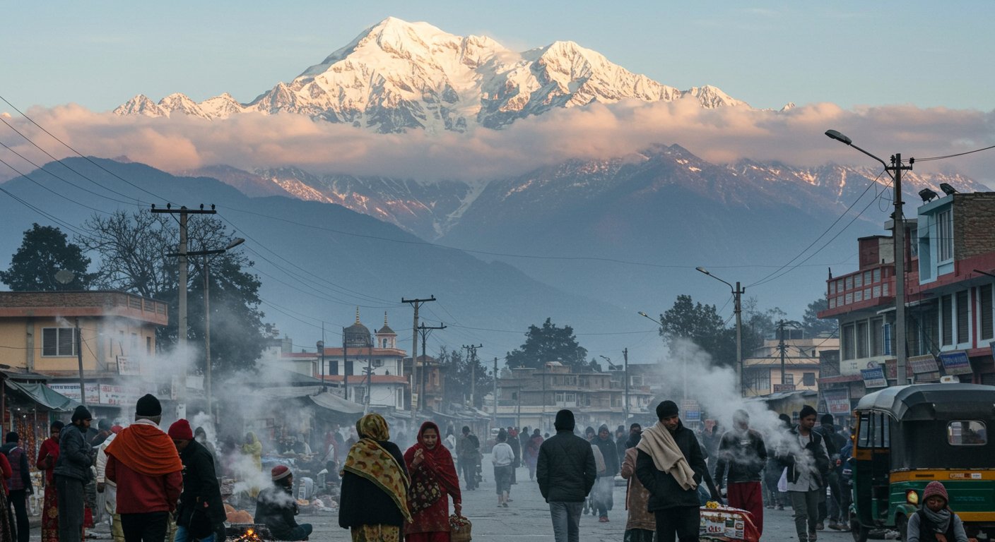 उत्तराखंड से चली बर्फीली हवाओं ने उत्तर भारत को ठिठुराया, तापमान में भारी गिरावट; पहाड़ों में बादल, मैदानों में शुष्क ठंड