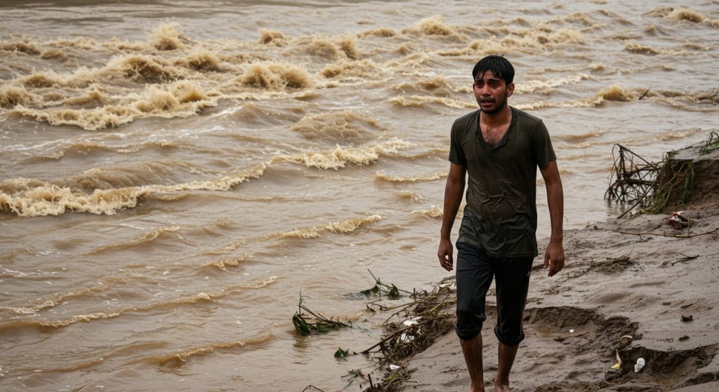 Friends' 'Death Dare' in Yamuna's Swollen Waves: One Drowns, Another Saved