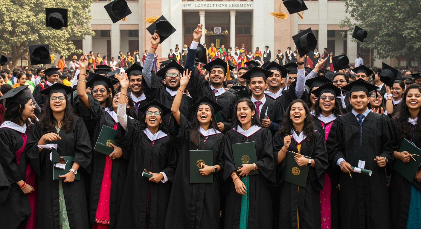 काशी विद्यापीठ के 47वें दीक्षांत समारोह में छात्रों का दिखा बेमिसाल जोश: तस्वीरें बनीं वायरल, हर पल की कहानी बयां!