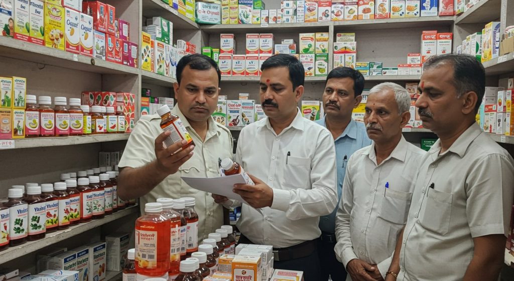 Cough syrup distributing death in Agra! Health department alert, rapid inspections at shops.