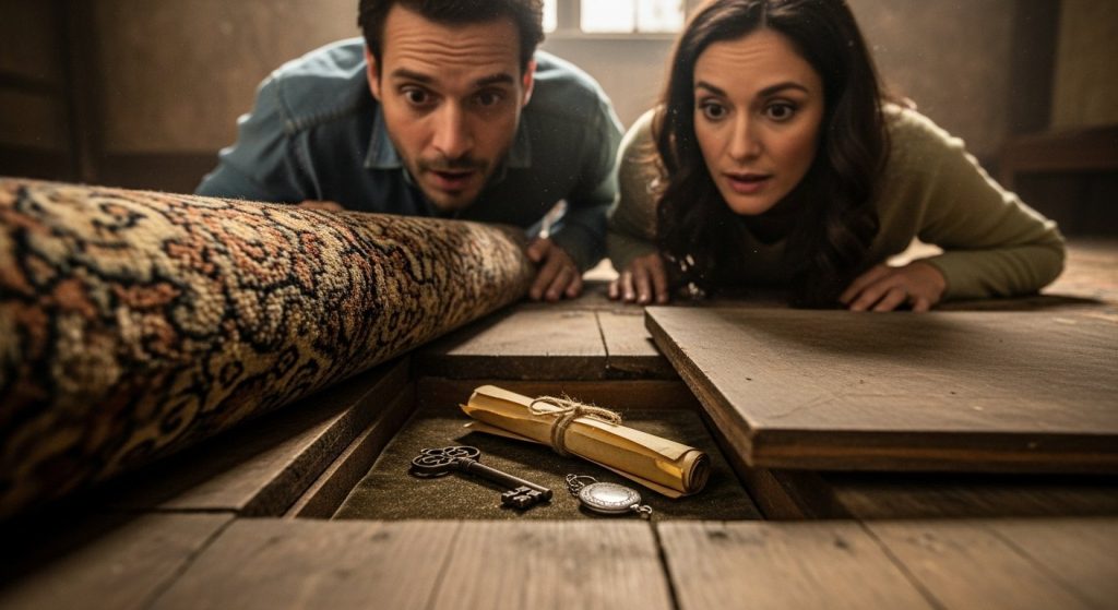 Couple Removed Carpet From 100-Year-Old House, Found A Shocking 'Secret' Beneath The Floor!