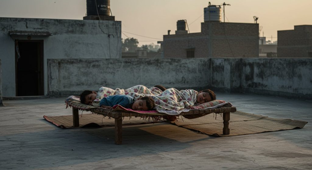 UP: Parents commit suicide by hanging, bodies found hanging in room; three innocent children slept unaware on roof.