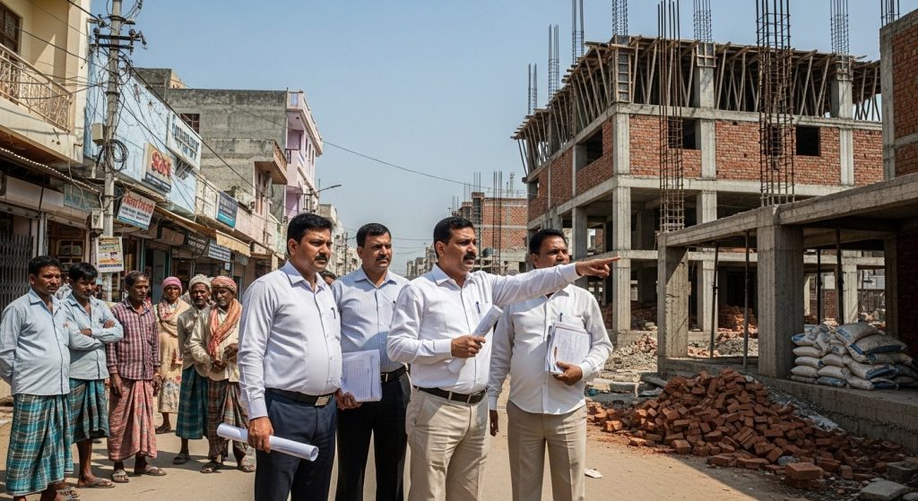 SDA takes major action on illegal construction in Shahjahanpur; notices issued to 8 people.