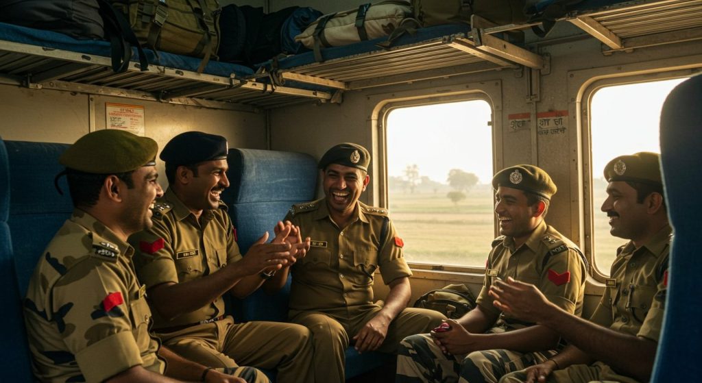 CRPF Jawans' Unique Fun on Train, Viral Video Wins Everyone's Heart, People Say 'They Are the Life of the Country'