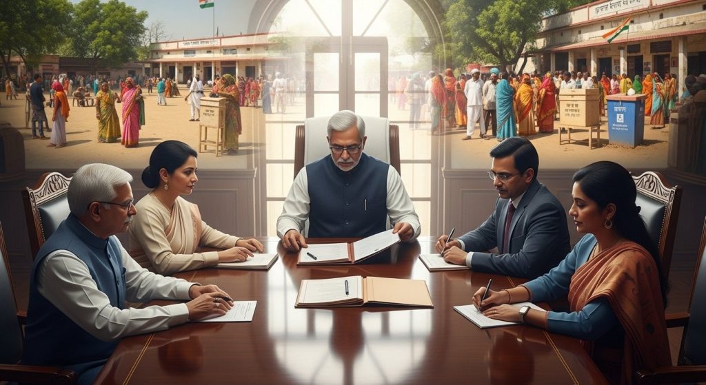 Major News Ahead of UP Panchayat Elections: Election Commission Temporarily Halts SIR Campaign; Find Out Why Consensus Was Reached